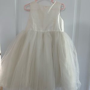 David’s Bridal ivory Flower Girl dress